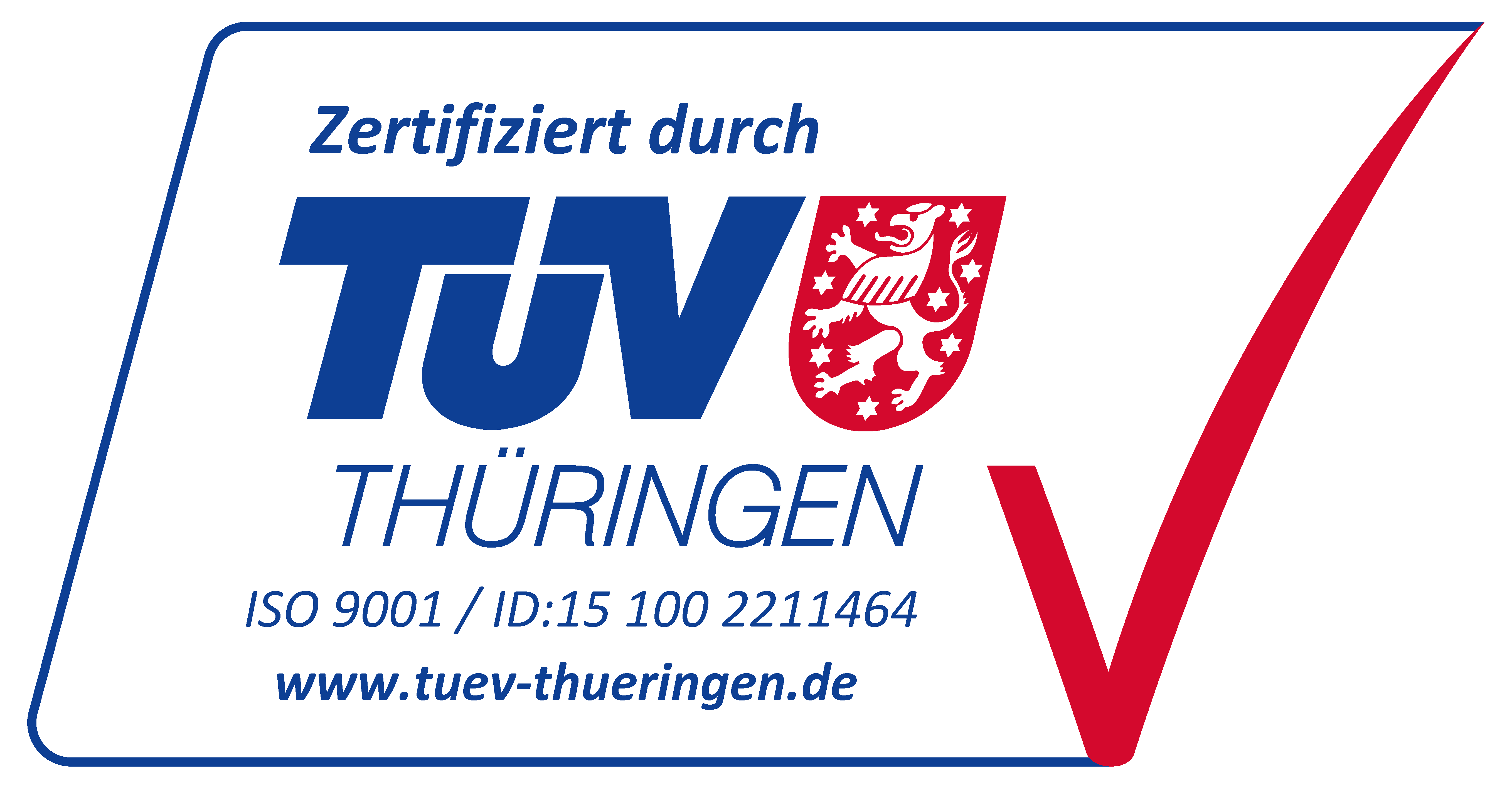 ISO 9001 zertifiziert durch TÜV-Thüringen