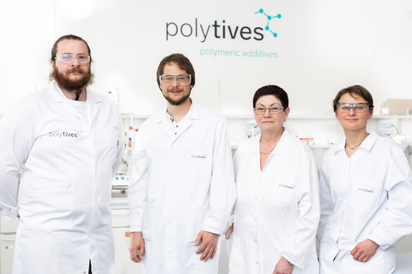 Das Laborteam der Polytives GmbH.
