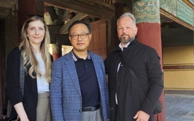 Fachmessen, Pitches, Kundenbesuche: Polytives unterwegs auf zwei Kontinenten